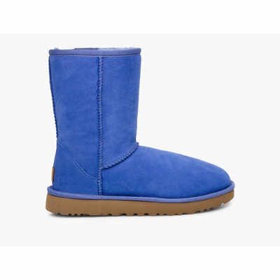 Botas UGG Classic Short II Mulher Azuis | PT-LSCZE